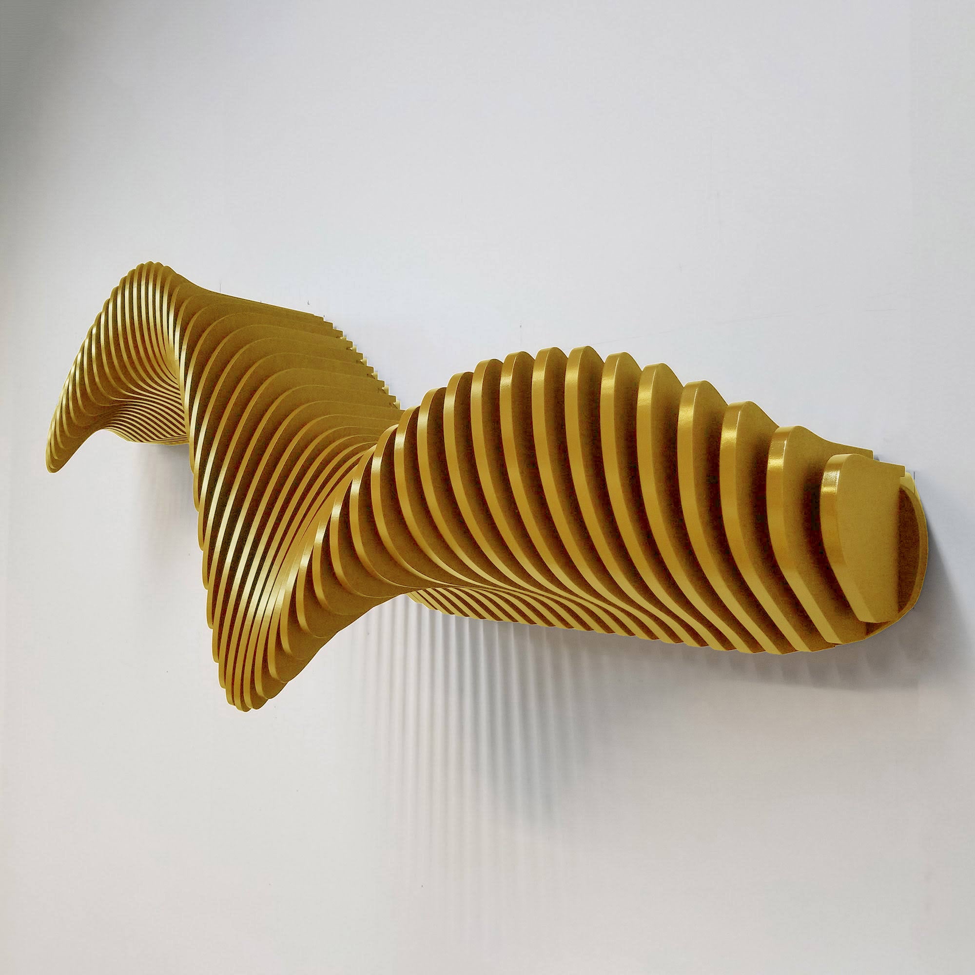 Anura Parametric Wall Mounted Floating Shelf